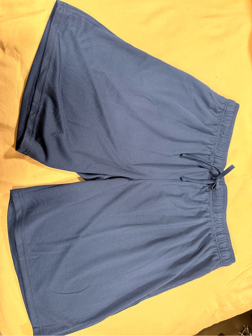 Athletic Works Navy Athletic Mesh Drawstring Shorts